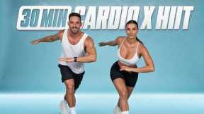 30 Min Fat Burning HIIT Workout - ALL STANDING - Full Body Cardio, No Equipment