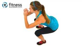 45 Min HIIT Cardio and Abs Workout - Insane At Home Fat Burner - Interval Cardio Training and Core