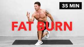 35 Min FULL BODY FAT BURN | No Equipment HIIT Workout