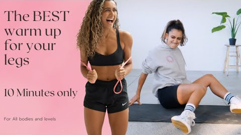 10 Minute Warm Up for Leg Day / Run day | Follow along | Shona Vertue