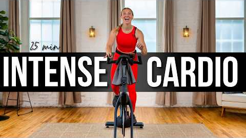 25 min HIIT Cardio Indoor Cycling Workout
