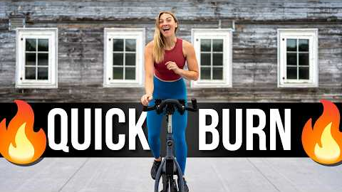 20 min QUICK BURN Indoor Cycling Workout