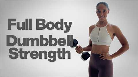 20 min Full Body Dumbbell Strength Workout | Build Muscle & Get Toned 🔥