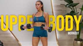 40 Minute Upper Body Dumbbell Workout!
