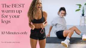 10 Minute Warm Up for Leg Day / Run day | Follow along | Shona Vertue