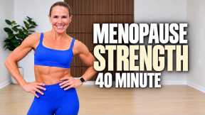 40 Min Menopause Strength Workout | Full Body Dumbbells for Women Over 40