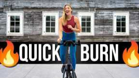 20 min QUICK BURN Indoor Cycling Workout